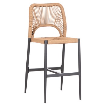 ΣΚΑΜΠΟ ART MAISON NAPERVILLE - CHARCOAL NATURAL (46x58x95εκ.)