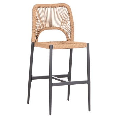 ΣΚΑΜΠΟ ART MAISON NAPERVILLE - CHARCOAL NATURAL (46x58x95εκ.)