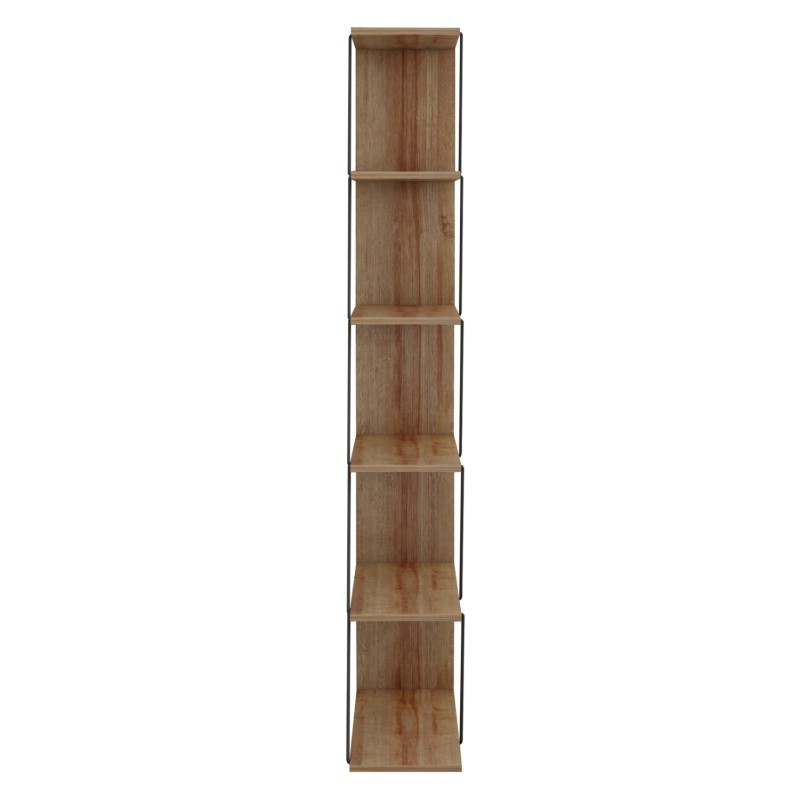 ΒΙΒΛΙΟΘΗΚΗ ART MAISON SANFRANCISCO - NATURAL BLACK (65x22-24x146εκ.) ΒΙΒΛΙΟΘΗΚΗ ART MAISON SANFRANCISCO - NATURAL BLACK (65x22-24x146εκ.)