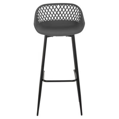 ΣΚΑΜΠΟ ΜΠΑΡ ART MAISON FORLAUDERDALE - GRAY BLACK (46x48x99εκ.)