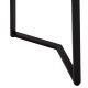 ΤΡΑΠΕΖΙ ΤΡΑΠΕΖΑΡΙΑΣ ART MAISON FRESNO - WALNUT BLACK (120x70x76εκ.)