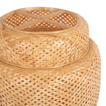 ΦΩΤΙΣΤΙΚΟ ΟΡΟΦΗΣ ΚΡΕΜΑΣΤΟ ART MAISON SKAAR ΒΑΜΒΟΟ ΣΕ ΦΥΣΙΚΟ ΧΡΩΜΑ Φ51x54-149Υεκ.