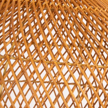 ΦΩΤΙΣΤΙΚΟ ΟΡΟΦΗΣ ART MAISON SERSI ΚΡΕΜΑΣΤΟ RATTAN ΣΕ ΦΥΣΙΚΟ ΧΡΩΜΑ Φ41x137Υεκ.