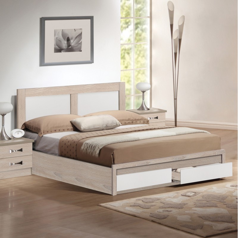 Κρεβάτι με 2 Συρτάρια Art Maison Camden - Natural White (Για Στρώμα 120x200εκ.) Κρεβάτι με 2 Συρτάρια Art Maison Camden - Natural White (Για Στρώμα 120x200εκ.)