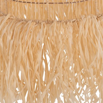 ΦΩΤΙΣΤΙΚΟ ΟΡΟΦΗΣ ΚΡΕΜΑΣΤΟ ART MAISON STINGRAY ΙΝΕΣ ΦΥΛΛΩΝ ΦΟΙΝΙΚΑ ΣΕ ΦΥΣΙΚΟ ΧΡΩΜΑ Φ30x163Υεκ.