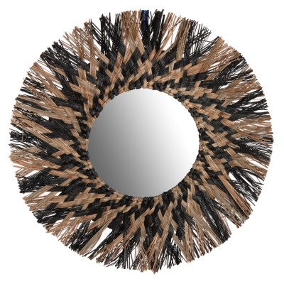 Καθρέπτης Τοίχου Art Maison Skookum - Black Natural (Φ70cm) Καθρέπτης Τοίχου Art Maison Skookum - Black Natural (Φ70cm)