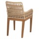 Πολυθρόνα Art Maison Horus - Wood Beige (57x65x83εκ.)