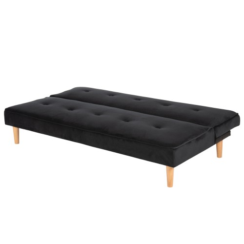 Καναπές Κρεβάτι Τριθέσιος Art Maison Prichard - Black (177x85x72εκ.)