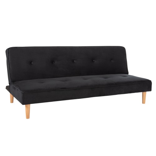 Καναπές Κρεβάτι Τριθέσιος Art Maison Prichard - Black (177x85x72εκ.)