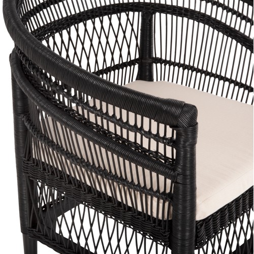 Πολυθρόνα Εξ. Χώρου Art Maison Rame - Black White (80x70x86εκ.)
