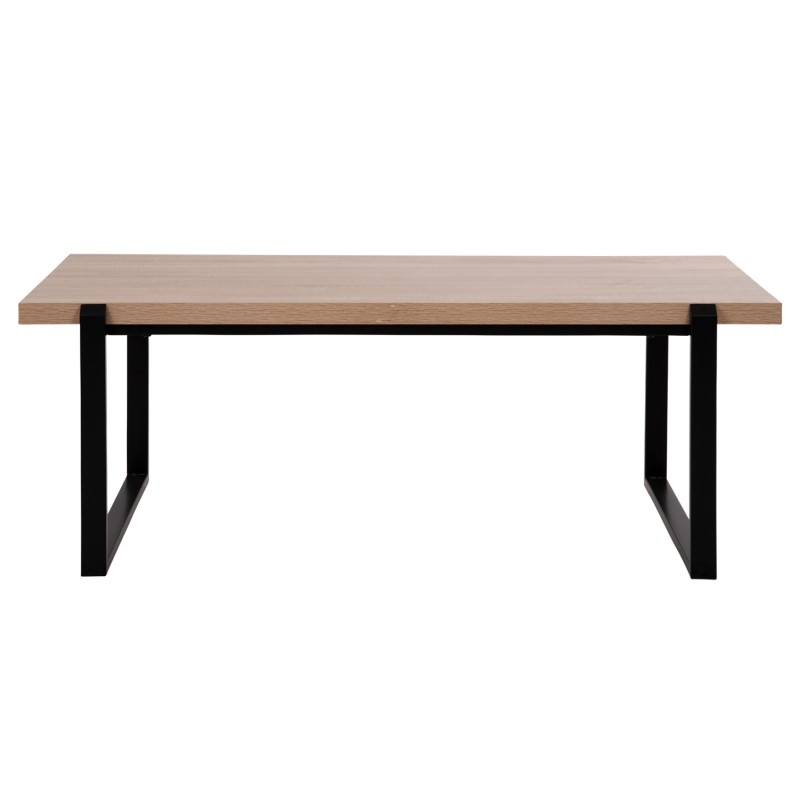 ΤΡΑΠΕΖΙ ΣΑΛΟΝΙΟΥ ART MAISON FRESNO - BLACK NATURAL (120x60X46εκ.)