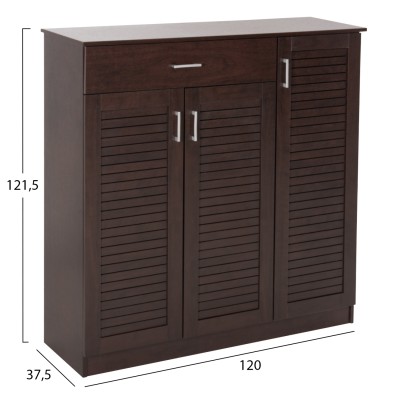 ΠΑΠΟΥΤΣΟΘΗΚΗ ART MAISON NOVATO - WENGE (120x37,5x121,5εκ.) ΠΑΠΟΥΤΣΟΘΗΚΗ ART MAISON NOVATO - WENGE (120x37,5x121,5εκ.)