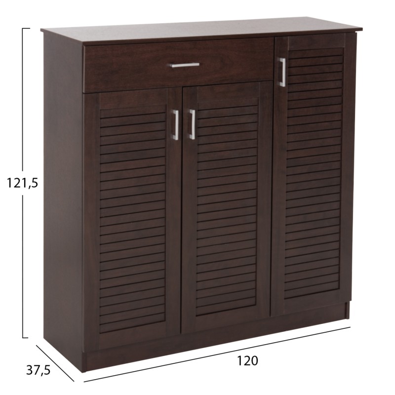 ΠΑΠΟΥΤΣΟΘΗΚΗ ART MAISON NOVATO - WENGE (120x37,5x121,5εκ.) ΠΑΠΟΥΤΣΟΘΗΚΗ ART MAISON NOVATO - WENGE (120x37,5x121,5εκ.)