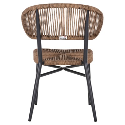 ΚΑΡΕΚΛΑ ΕΞΩΤ.ΧΩΡΟΥ ART MAISON AXEL ΑΛΟΥΜΙΝΙΟ ΣΕ ΑΝΘΡΑΚΙ-ΣΥΝΘΕΤΙΚΟ RATTAN ΓΚΡΙ 49x60x78Υεκ.