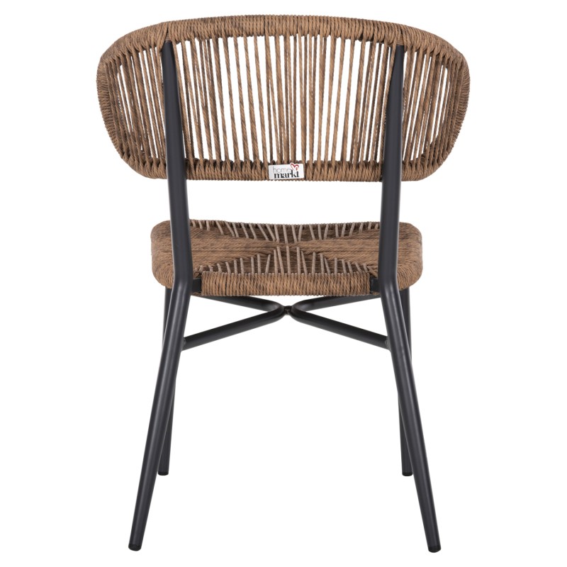 ΚΑΡΕΚΛΑ ΕΞΩΤ.ΧΩΡΟΥ ART MAISON AXEL ΑΛΟΥΜΙΝΙΟ ΣΕ ΑΝΘΡΑΚΙ-ΣΥΝΘΕΤΙΚΟ RATTAN ΓΚΡΙ 49x60x78Υεκ.