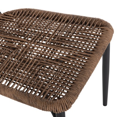 ΚΑΡΕΚΛΑ ΕΞΩΤ.ΧΩΡΟΥ ART MAISON AXEL ΑΛΟΥΜΙΝΙΟ ΣΕ ΑΝΘΡΑΚΙ-ΣΥΝΘΕΤΙΚΟ RATTAN ΓΚΡΙ 49x60x78Υεκ.