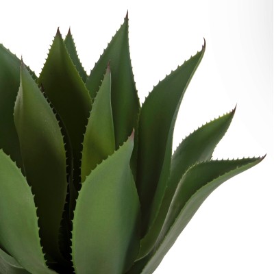 ΔΙΑΚΟΣΜΗΤΙΚΟ ΣΥΝΘΕΤΙΚΟ ΦΥΤΟ ART MAISON RIPTIDE ΠΛΑΤΥΦΥΛΛΗ ΑΓΑΥΗ ΣΕ ΓΛΑΣΤΡΑ Φ15x12,5-62Υεκ.