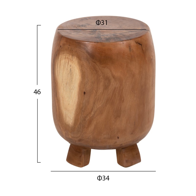 ΒΟΗΘΗΤΙΚΟ ΤΡΑΠΕΖΑΚΙ ART MAISON FREMONT - NATURAL (Φ34x46εκ.) ΒΟΗΘΗΤΙΚΟ ΤΡΑΠΕΖΑΚΙ ART MAISON FREMONT - NATURAL (Φ34x46εκ.)