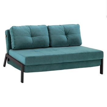ΚΑΝΑΠΕΣ ΚΡΕΒΑΤΙ Art Maison Flora ΒΕΛΟΥΔΟ MENTA 2½ ΘΕΣΙΟΣ 151x92x66Υεκ.