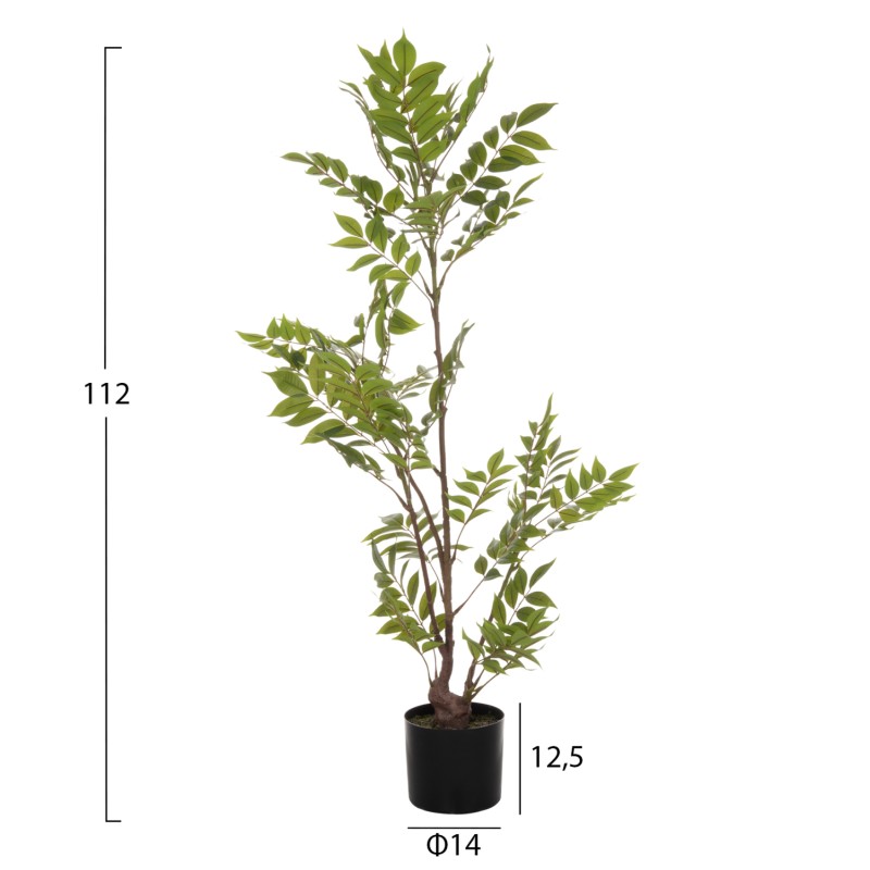 ΔΙΑΚΟΣΜΗΤΙΚΟ ΣΥΝΘΕΤΙΚΟ ΦΥΤΟ ART MAISON QUAKE ΔΕΝΤΡΟ ΣΕ ΓΛΑΣΤΡΑ 112Υεκ.