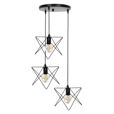 ΦΩΤΙΣΤΙΚΟ ΟΡΟΦΗΣ 3ΦΩΤΟ ART MAISON WOODLAND - BLACK (Φ23x122cm) ΦΩΤΙΣΤΙΚΟ ΟΡΟΦΗΣ 3ΦΩΤΟ ART MAISON WOODLAND - BLACK (Φ23x122cm)