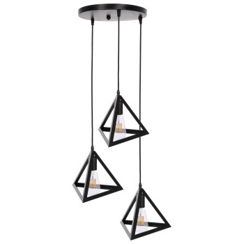 ΦΩΤΙΣΤΙΚΟ ΟΡΟΦΗΣ ART MAISON VISALIA - BLACK (Φ23x124εκ.)