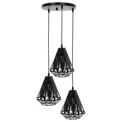 ΦΩΤΙΣΤΙΚΟ ΟΡΟΦΗΣ 3ΦΩΤΟ ART MAISON WOODLAND - BLACK (Φ23x127εκ.) ΦΩΤΙΣΤΙΚΟ ΟΡΟΦΗΣ 3ΦΩΤΟ ART MAISON WOODLAND - BLACK (Φ23x127εκ.)