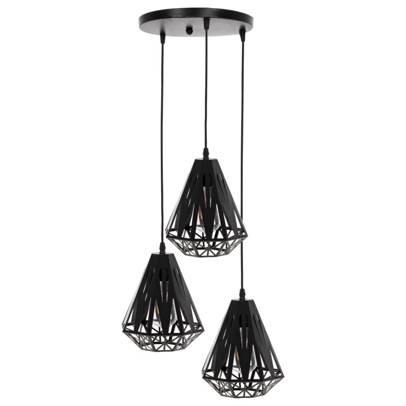 ΦΩΤΙΣΤΙΚΟ ΟΡΟΦΗΣ 3ΦΩΤΟ ART MAISON WOODLAND - BLACK (Φ23x127εκ.) ΦΩΤΙΣΤΙΚΟ ΟΡΟΦΗΣ 3ΦΩΤΟ ART MAISON WOODLAND - BLACK (Φ23x127εκ.)