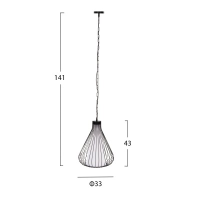 ΦΩΤΙΣΤΙΚΟ ΟΡΟΦΗΣ ART MAISON WOODLAND - BLACK (Φ33x43-141εκ.) ΦΩΤΙΣΤΙΚΟ ΟΡΟΦΗΣ ART MAISON WOODLAND - BLACK (Φ33x43-141εκ.)