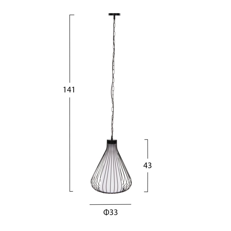 ΦΩΤΙΣΤΙΚΟ ΟΡΟΦΗΣ ART MAISON WOODLAND - BLACK (Φ33x43-141εκ.) ΦΩΤΙΣΤΙΚΟ ΟΡΟΦΗΣ ART MAISON WOODLAND - BLACK (Φ33x43-141εκ.)