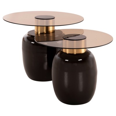 ΒΟΗΘΗΤΙΚΑ ΤΡΑΠΕΖΑΚΙΑ ART MAISON HUMENE - GOLD BROWN (Φ60&Φ50εκ.) ΒΟΗΘΗΤΙΚΑ ΤΡΑΠΕΖΑΚΙΑ ART MAISON HUMENE - GOLD BROWN (Φ60&Φ50εκ.)