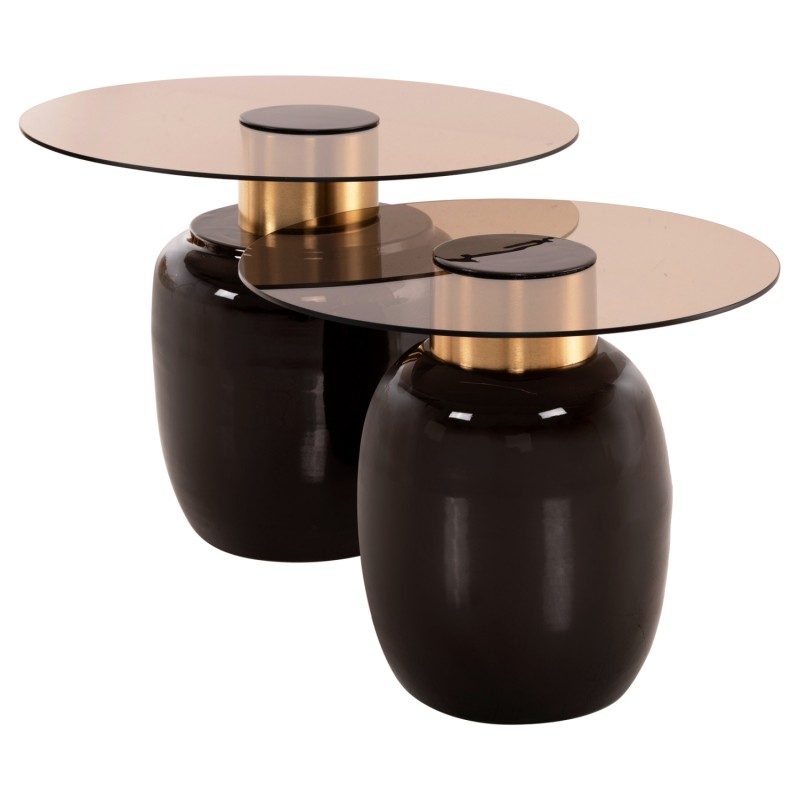 ΒΟΗΘΗΤΙΚΑ ΤΡΑΠΕΖΑΚΙΑ ART MAISON HUMENE - GOLD BROWN (Φ60&Φ50εκ.) ΒΟΗΘΗΤΙΚΑ ΤΡΑΠΕΖΑΚΙΑ ART MAISON HUMENE - GOLD BROWN (Φ60&Φ50εκ.)