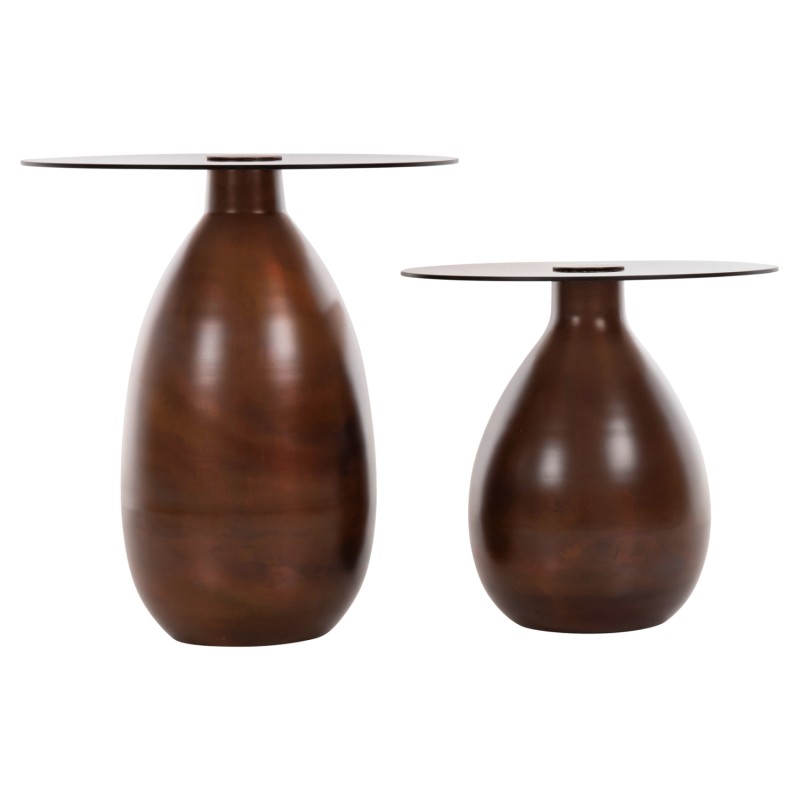 ΒΟΗΘΗΤΙΚΑ ΤΡΑΠΕΖΑΚΙΑ ART MAISON HUMENE - BRONZE (Φ44&Φ40εκ.) ΒΟΗΘΗΤΙΚΑ ΤΡΑΠΕΖΑΚΙΑ ART MAISON HUMENE - BRONZE (Φ44&Φ40εκ.)