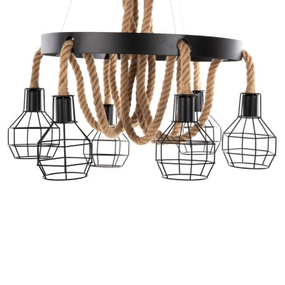ΦΩΤΙΣΤΙΚΟ ΟΡΟΦΗΣ 6ΦΩΤΟ ART MAISON WHITTIER - BLACK NATURAL (Φ54-60x125εκ.) ΦΩΤΙΣΤΙΚΟ ΟΡΟΦΗΣ 6ΦΩΤΟ ART MAISON WHITTIER - BLACK NATURAL (Φ54-60x125εκ.)