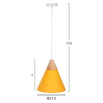 ΦΩΤΙΣΤΙΚΟ ΟΡΟΦΗΣ ART MAISON WATTS - YELLOW (Φ21,5x115εκ.) ΦΩΤΙΣΤΙΚΟ ΟΡΟΦΗΣ ART MAISON WATTS - YELLOW (Φ21,5x115εκ.)