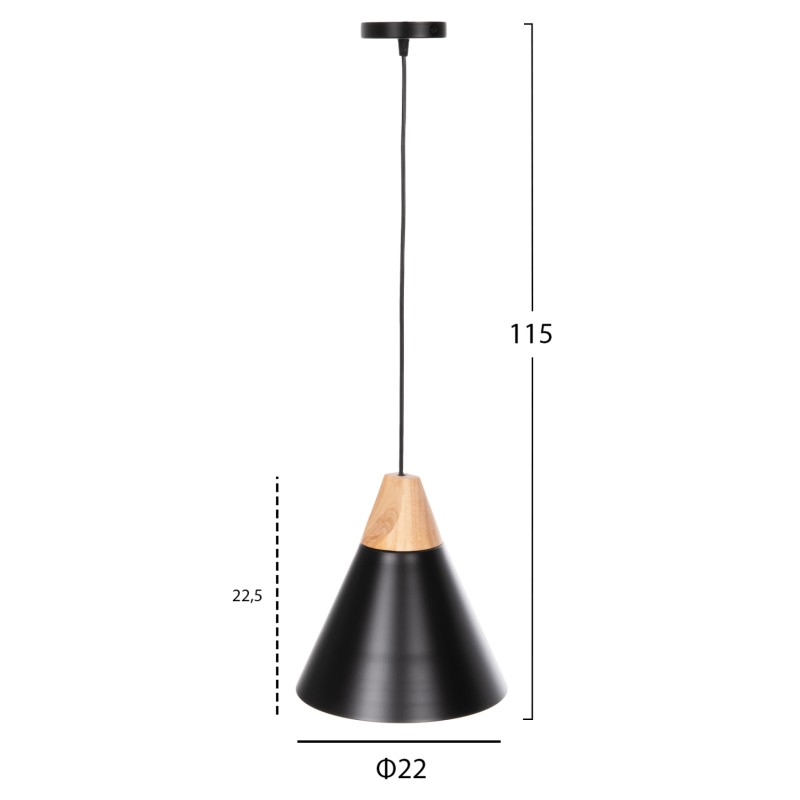 ΦΩΤΙΣΤΙΚΟ ΟΡΟΦΗΣ ART MAISON WATTS - BLACK (Φ22x115εκ.) ΦΩΤΙΣΤΙΚΟ ΟΡΟΦΗΣ ART MAISON WATTS - BLACK (Φ22x115εκ.)