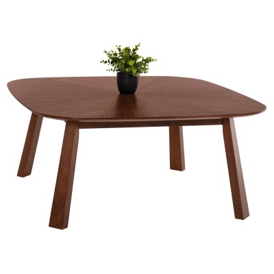 ΤΡΑΠΕΖΙ ΣΑΛΟΝΙΟΥ ART MAISON FULLERTON - WALNUT (100x100x45εκ.)