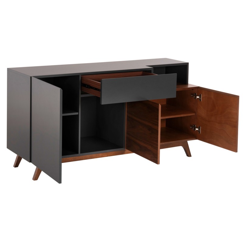 ΜΠΟΥΦΕΣ ART MAISON CONCORD - WALNUT GRAY (167x28-40x80εκ.) ΜΠΟΥΦΕΣ ART MAISON CONCORD - WALNUT GRAY (167x28-40x80εκ.)