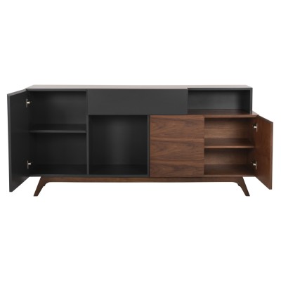 ΜΠΟΥΦΕΣ ART MAISON CONCORD - WALNUT GRAY (167x28-40x80εκ.) ΜΠΟΥΦΕΣ ART MAISON CONCORD - WALNUT GRAY (167x28-40x80εκ.)