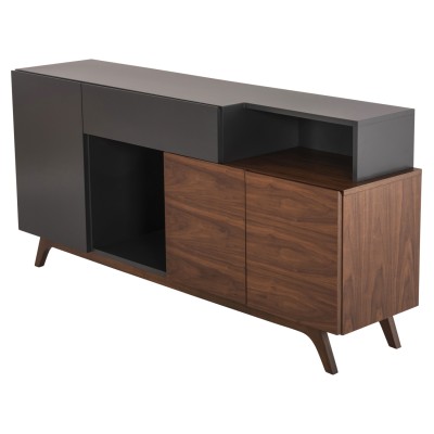 ΜΠΟΥΦΕΣ ART MAISON CONCORD - WALNUT GRAY (167x28-40x80εκ.) ΜΠΟΥΦΕΣ ART MAISON CONCORD - WALNUT GRAY (167x28-40x80εκ.)