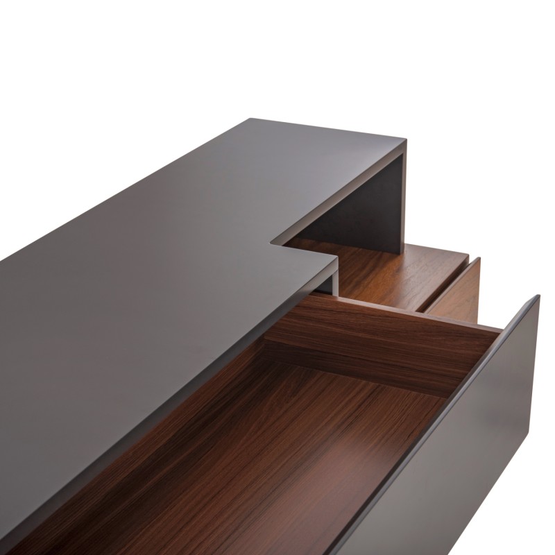 ΜΠΟΥΦΕΣ ART MAISON CONCORD - WALNUT GRAY (167x28-40x80εκ.) ΜΠΟΥΦΕΣ ART MAISON CONCORD - WALNUT GRAY (167x28-40x80εκ.)