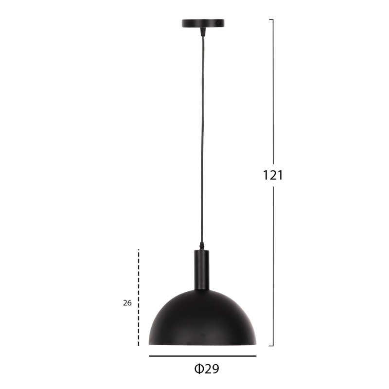 ΦΩΤΙΣΤΙΚΟ ΟΡΟΦΗΣ ART MAISON WHITTIER - BLACK (Φ29Χ121εκ) ΦΩΤΙΣΤΙΚΟ ΟΡΟΦΗΣ ART MAISON WHITTIER - BLACK (Φ29Χ121εκ)