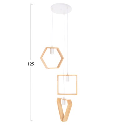 ΦΩΤΙΣΤΙΚΟ ΟΡΟΦΗΣ 3 ΦΩΤΟ ART MAISON VENTURA - GOLD (26x5x22,5εκ) ΦΩΤΙΣΤΙΚΟ ΟΡΟΦΗΣ 3 ΦΩΤΟ ART MAISON VENTURA - GOLD (26x5x22,5εκ)