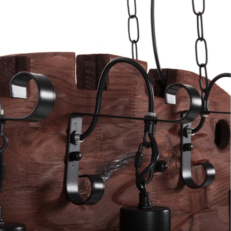 ΦΩΤΙΣΤΙΚΟ ΟΡΟΦΗΣ 6ΦΩΤΟ ART MAISON YORBA - BROWN BLACK (95x35x116εκ) ΦΩΤΙΣΤΙΚΟ ΟΡΟΦΗΣ 6ΦΩΤΟ ART MAISON YORBA - BROWN BLACK (95x35x116εκ)