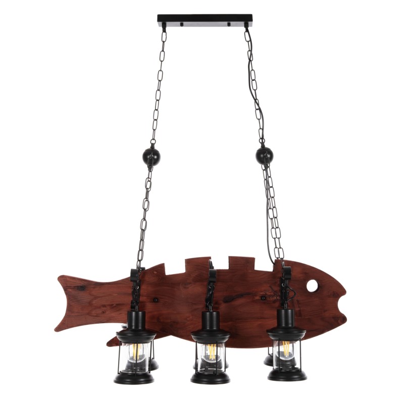 ΦΩΤΙΣΤΙΚΟ ΟΡΟΦΗΣ 6ΦΩΤΟ ART MAISON YORBA - BROWN BLACK (95x35x116εκ) ΦΩΤΙΣΤΙΚΟ ΟΡΟΦΗΣ 6ΦΩΤΟ ART MAISON YORBA - BROWN BLACK (95x35x116εκ)