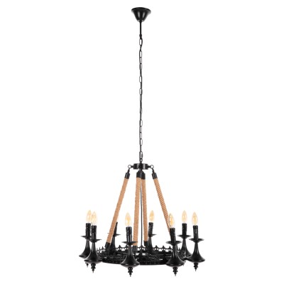 ΦΩΤΙΣΤΙΚΟ ΟΡΟΦΗΣ 8ΦΩΤΟ ART MAISON YORBA - NATURAL BLACK (Φ66x131εκ.) ΦΩΤΙΣΤΙΚΟ ΟΡΟΦΗΣ 8ΦΩΤΟ ART MAISON YORBA - NATURAL BLACK (Φ66x131εκ.)