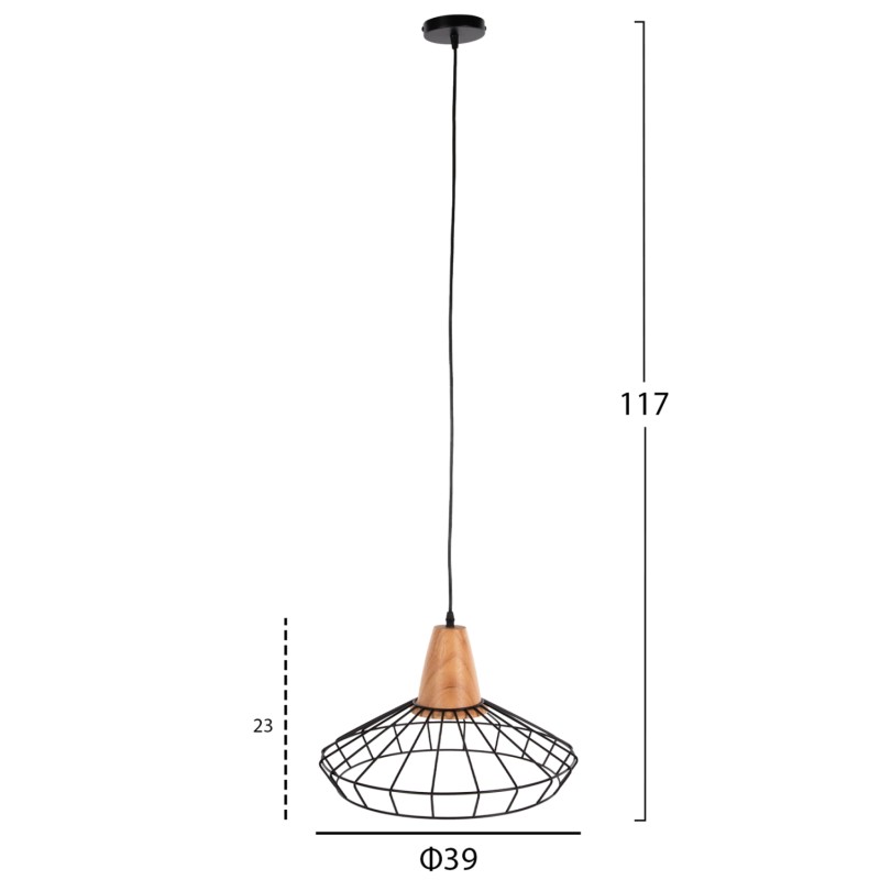 ΦΩΤΙΣΤΙΚΟ ΟΡΟΦΗΣ ART MAISON WATTS - BLACK WOOD (Φ39x117εκ) ΦΩΤΙΣΤΙΚΟ ΟΡΟΦΗΣ ART MAISON WATTS - BLACK WOOD (Φ39x117εκ)