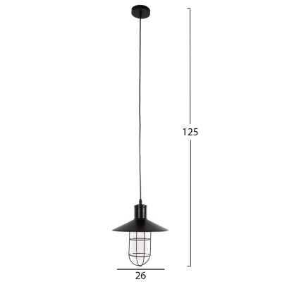 ΦΩΤΙΣΤΙΚΟ ΟΡΟΦΗΣ ART MAISON WHITTIER - BLACK (Φ26x125cm) ΦΩΤΙΣΤΙΚΟ ΟΡΟΦΗΣ ART MAISON WHITTIER - BLACK (Φ26x125cm)
