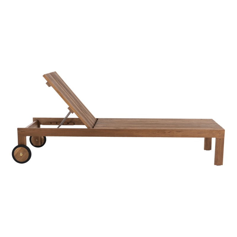 ΞΑΠΛΩΣΤΡΑ ART MAISON NOMAD ΞΥΛΟ ΤΕΑΚ ΣΕ ΦΥΣΙΚΟ ΧΡΩΜΑ 200x65x102Υεκ.