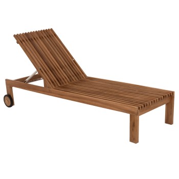 ΞΑΠΛΩΣΤΡΑ ART MAISON NOMAD ΞΥΛΟ ΤΕΑΚ ΣΕ ΦΥΣΙΚΟ ΧΡΩΜΑ 200x65x102Υεκ.